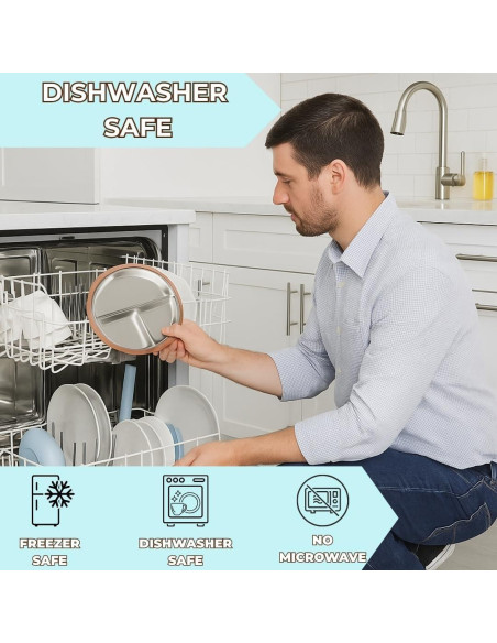 Juego de Alimentación para Bebés TOTS GROUND - Acero Inoxidable