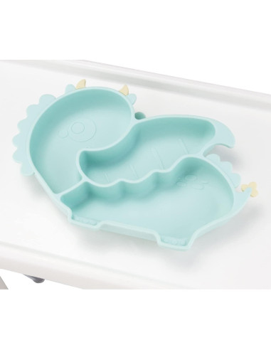 Plato para Niños Qshare de Silicona 28x20 cm Libre de BPA