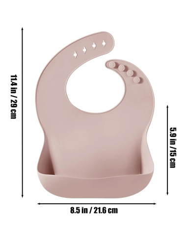 Set de Alimentación para Bebés PandaEar 6 en 1 Acero Inoxidable Rosa