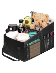 Organizador de Asiento de Auto Grekos Plegable con Bolsillos