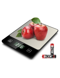 Balanza de Cocina Digital Mik-Nana 10kg 1g Precisión Negra