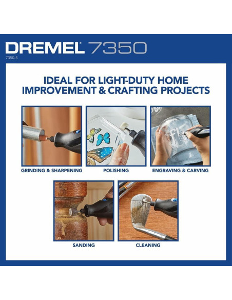 Dremel 7350-5 Herramienta Rotativa Inalámbrica 4V con Accesorios
