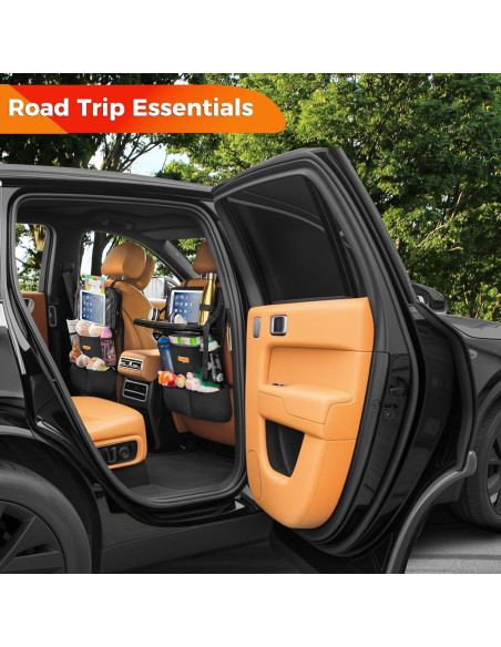 Organizador de Asiento de Coche SURDOCA con Bandeja Plegable