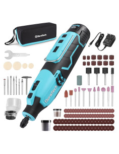 DURATECH Herramienta Rotativa Inalámbrica 12V 118PCS Accesorios