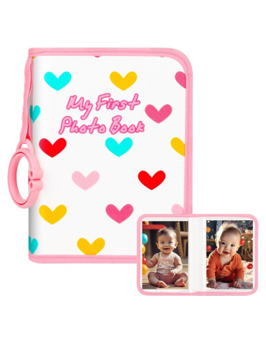 Álbum de Fotos para Bebé Niselity Rosa 21 Fotos 10x15 cm
