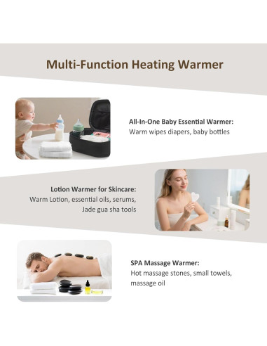 Calentador de Toallitas para Bebés Goodtar 5L con Adaptador de Coche