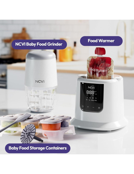Calentador de Leche para Bebés NCVI 8 en 1 con Temporizador