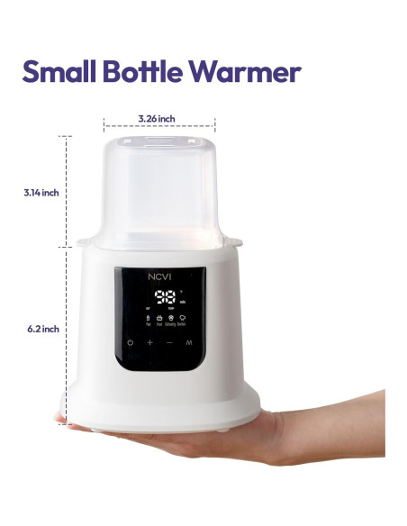 Calentador de Leche para Bebés NCVI 8 en 1 con Temporizador
