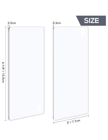 Almohadillas de Corte Mini Briartw - Placas de Policarbonato 15.9x7.7cm