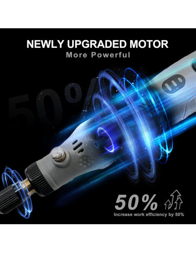 Herramienta Rotativa Inalámbrica CHOKMAX 3 Velocidades 72 Accesorios