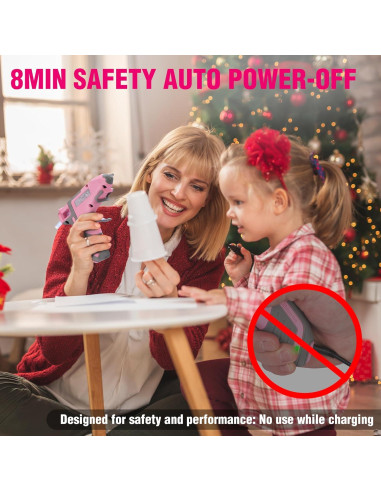 Pistola de Pegamento Caliente Inalámbrica WORKPRO 3.6V Rosa