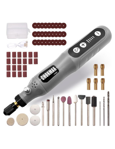 Mini Herramienta Rotativa Inalámbrica CHOKMAX 5 Velocidades 72 Accesorios