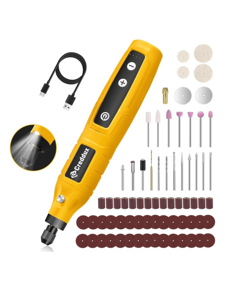 Herramienta Rotativa Inalámbrica Creddux 4.2V 71 Accesorios