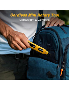 Herramienta Rotativa Inalámbrica Creddux 4.2V 71 Accesorios 2