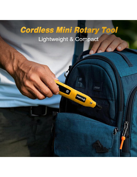 Herramienta Rotativa Inalámbrica Creddux 4.2V 71 Accesorios