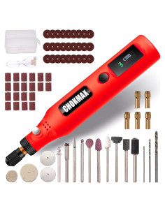 Mini Herramienta Rotativa Inalámbrica CHOKMAX 3 Velocidades 72 Accesorios