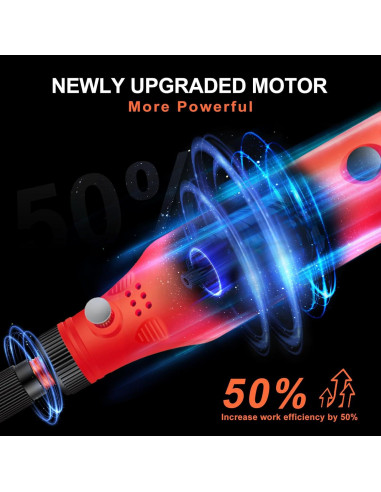 Mini Herramienta Rotativa Inalámbrica CHOKMAX 3 Velocidades 72 Accesorios