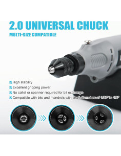 Herramienta Rotativa Inalámbrica Bucasso HRT-1000 12000 RPM 2