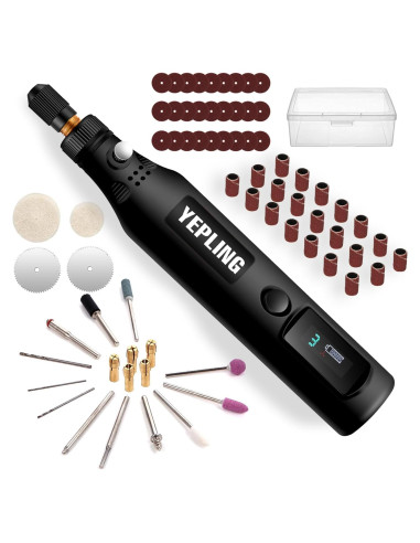 Herramienta Rotativa Inalámbrica YEPLING HJ102 3.7V 72 Accesorios