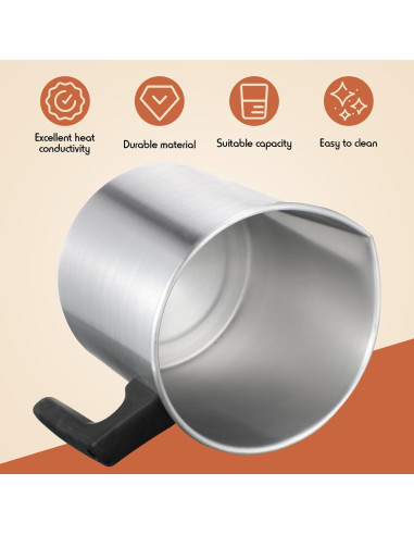 Ollas de Vertido para Velas Ziliny - 4 Pcs Aluminio 1.8 L