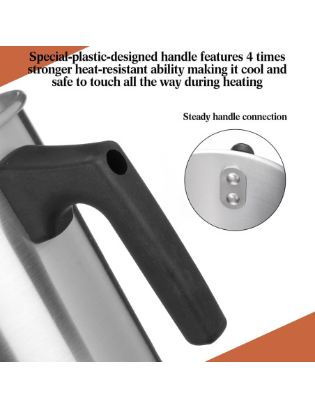 Ollas de Vertido para Velas Ziliny - 4 Pcs Aluminio 1.8 L