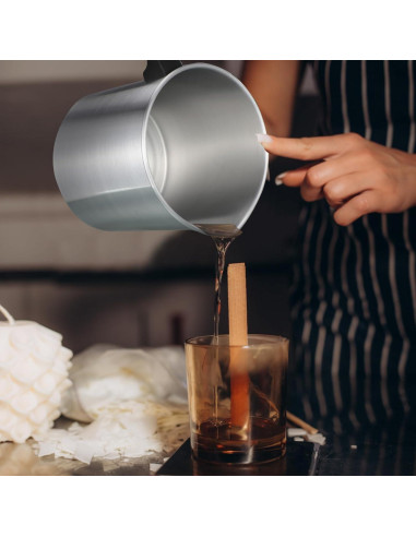 Ollas de Vertido para Velas Ziliny - 4 Pcs Aluminio 1.8 L