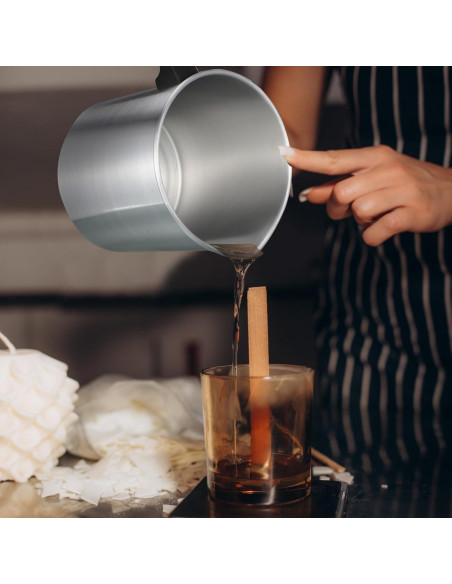 Ollas de Vertido para Velas Ziliny - 4 Pcs Aluminio 1.8 L