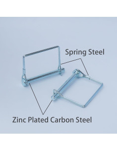 Pin de Acoplador de Remolque 4PCS Tivnhuils Mediano 0.79cm x 6.99cm 2