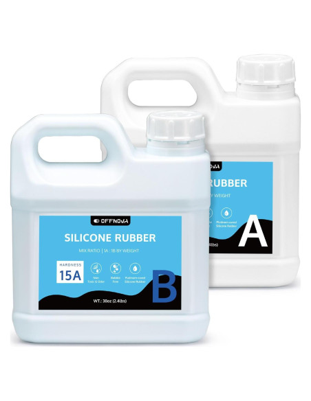 Kit de Moldes de Silicona OFFNOVA 2.28kg 70oz Curado Rápido