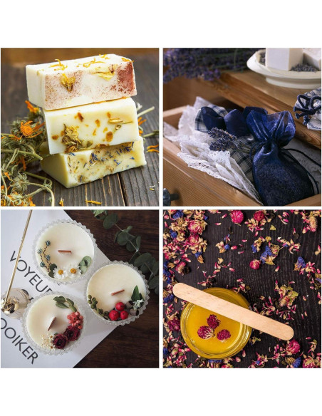 Kit de Flores Secas 100% Natural SACATR - 9 Bolsas de 7g