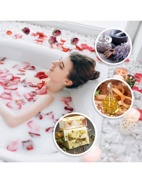 Kit de Flores Secas 100% Natural SACATR - 9 Bolsas de 7g