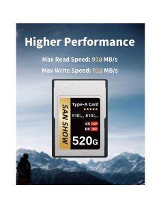Tarjeta de Memoria CFexpress Tipo A SANSHOWSD 520GB 910MB/s 2
