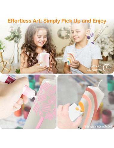 Juego de Bolígrafos de Cera VVF - 12 Colores para Velas DIY