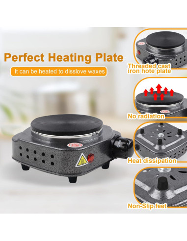 Kit de Fabricación de Velas BBAXI con Olla y Placa Caliente