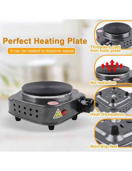 Kit de Fabricación de Velas BBAXI con Olla y Placa Caliente