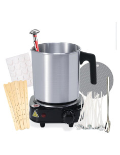 Kit de Fabricación de Velas Aroparc 40oz con Placa Caliente