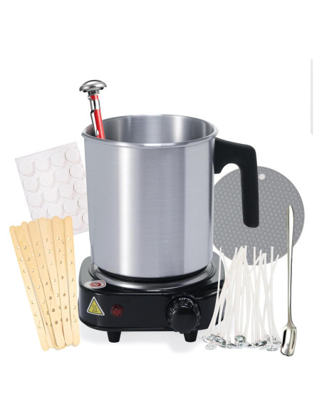 Kit de Fabricación de Velas Aroparc 40oz con Placa Caliente