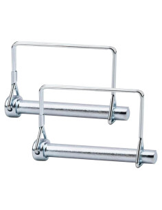 Paquete de 2 Pines de Enganche de Remolque Truleego 8 mm x 89 mm