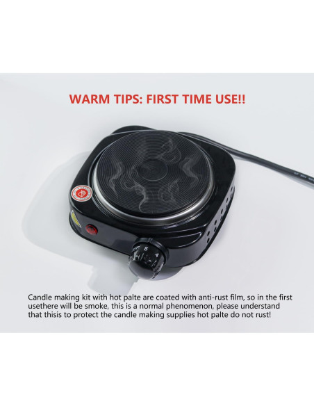 Kit de Fabricación de Velas Aroparc 40oz con Placa Caliente