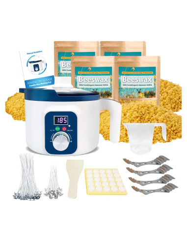 Kit de Fabricación de Velas de Cera de Abeja Handnatur 1.81 kg