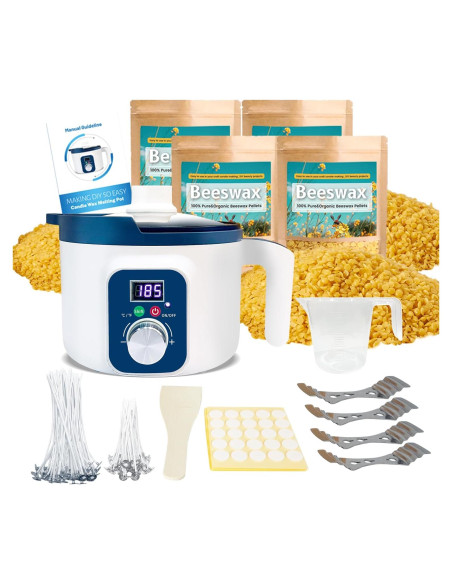 Kit de Fabricación de Velas de Cera de Abeja Handnatur 1.81 kg