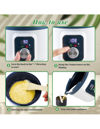 Kit de Fabricación de Velas de Cera de Abeja Handnatur 1.81 kg