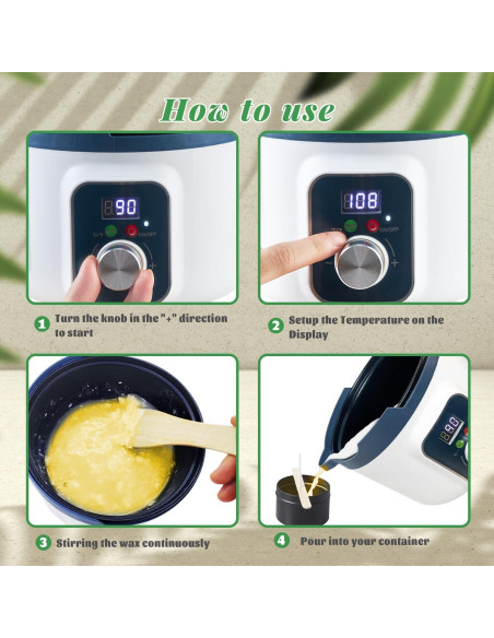 Kit de Fabricación de Velas de Cera de Abeja Handnatur 1.81 kg