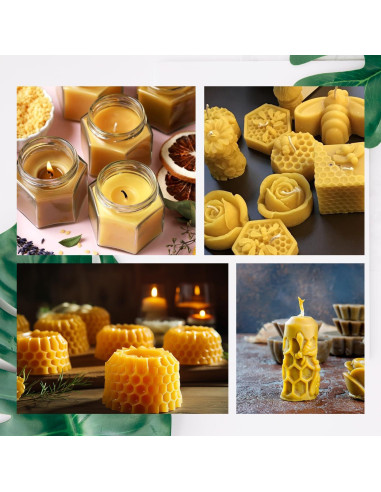 Kit de Fabricación de Velas de Cera de Abeja Handnatur 1.81 kg