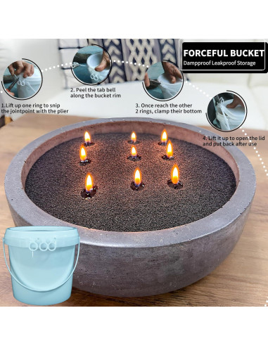 Kit de Fabricación de Velas Niceme 737g Cera Natural DIY