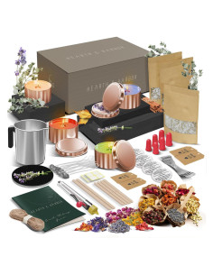 Kit de Fabricación de Velas de Soja Hearth & Harbor - 50 Piezas