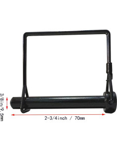 Paquete de 2 pines de enganche Truleego 9.5 x 7.6 cm acero pesado 2