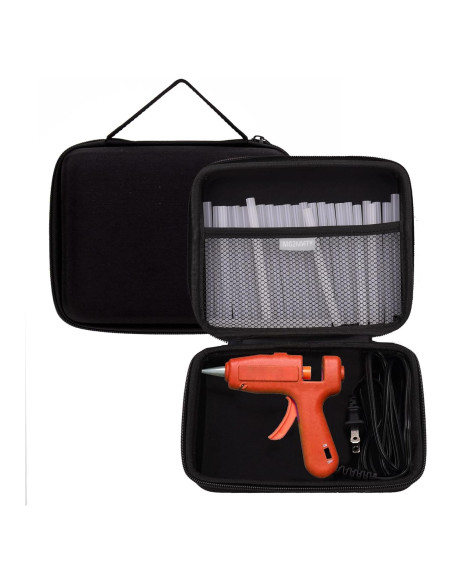 Funda de Almacenamiento Dura MGZNMTY para Mini Pistola de Pegamento