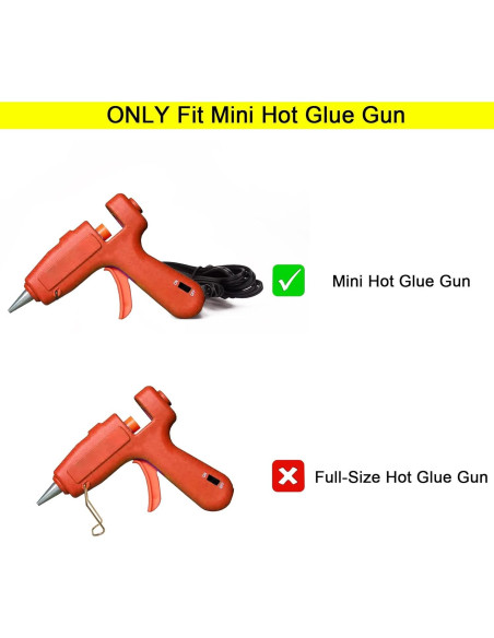 Funda de Almacenamiento Dura MGZNMTY para Mini Pistola de Pegamento