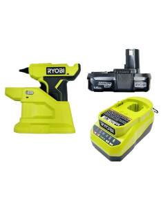 Pistola de Pegamento Inalámbrica RYOBI P306 18V con Batería